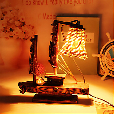 Kreativ tre lys seiling lampe dekorasjon bordlampe soverom lampe ...